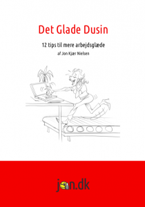 Gratis e-bog om arbejdsglæde, af foredragsholder Jon Kjær Nielsen